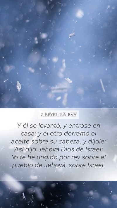2 Reyes 9:6 RVA Bible Verse Image