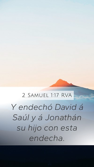 2 Samuel 1:17 RVA Bible Verse Image