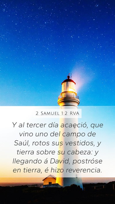 2 Samuel 1:2 RVA Bible Verse Image