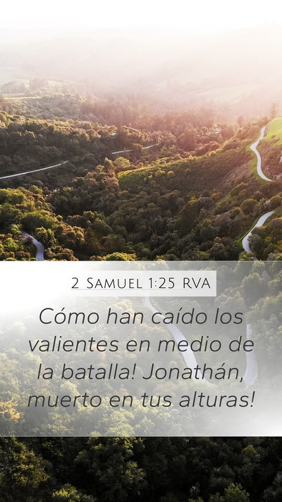 2 Samuel 1:25 RVA Bible Verse Image