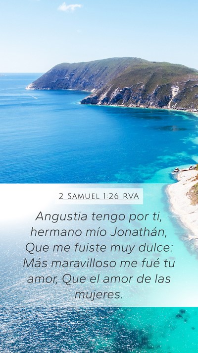 2 Samuel 1:26 RVA Bible Verse Image