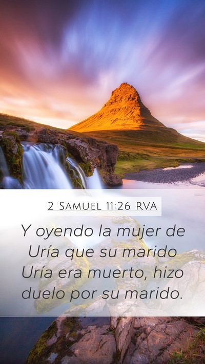 2 Samuel 11:26 RVA Bible Verse Image