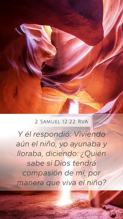 2 Samuel 12:22 RVA Bible Verse Image