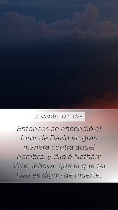 2 Samuel 12:5 RVA Bible Verse Image