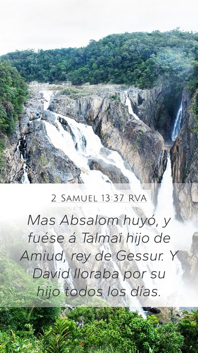 2 Samuel 13:37 RVA Bible Verse Image