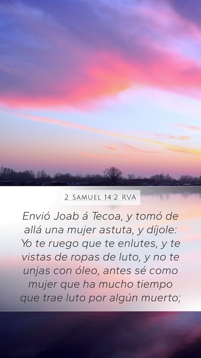 2 Samuel 14:2 RVA Bible Verse Image