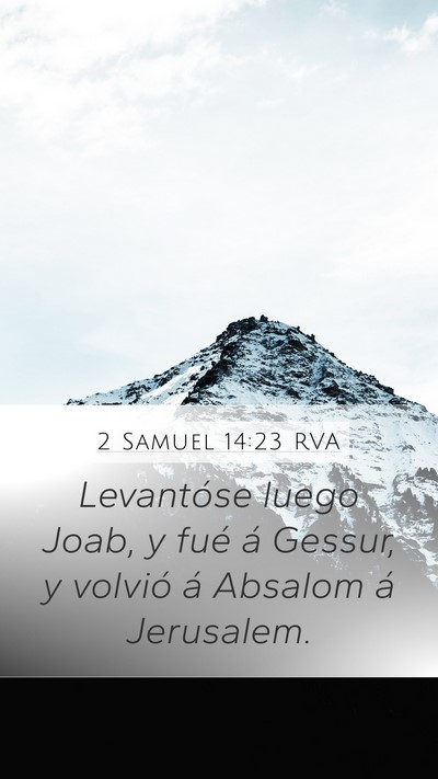 2 Samuel 14:23 RVA Bible Verse Image