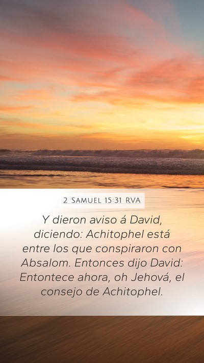 2 Samuel 15:31 RVA Bible Verse Image