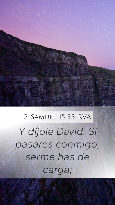 2 Samuel 15:33 RVA Bible Verse Image