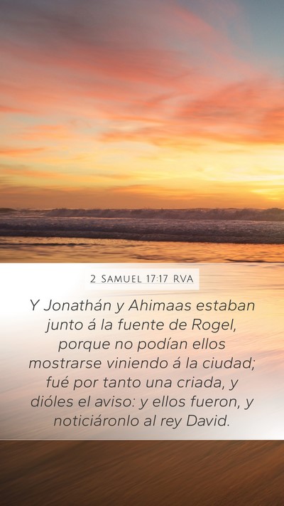 2 Samuel 17:17 RVA Bible Verse Image
