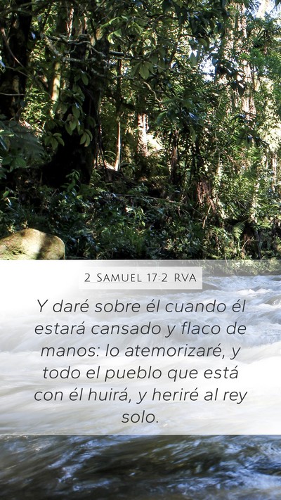 2 Samuel 17:2 RVA Bible Verse Image