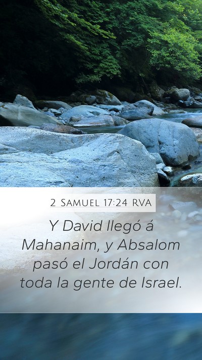 2 Samuel 17:24 RVA Bible Verse Image