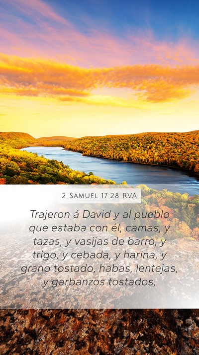 2 Samuel 17:28 RVA Bible Verse Image