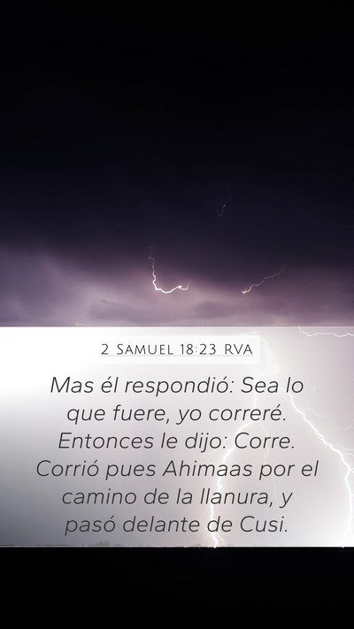 2 Samuel 18:23 RVA Bible Verse Image