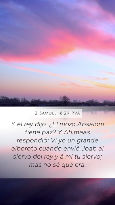 2 Samuel 18:29 RVA Bible Verse Image