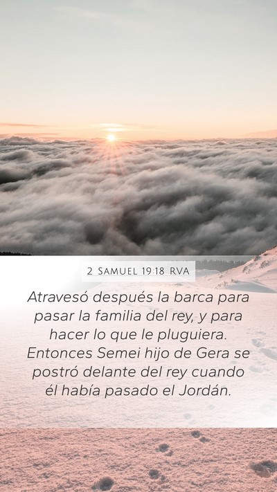 2 Samuel 19:18 RVA Bible Verse Image