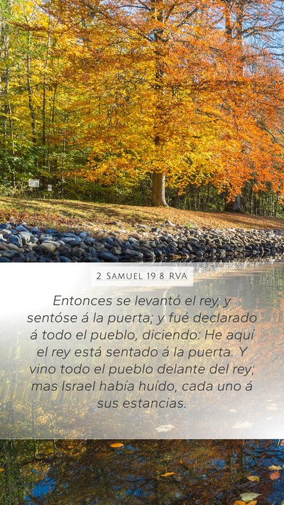 2 Samuel 19:8 RVA Bible Verse Image