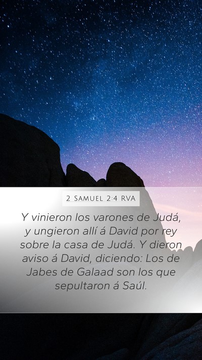 2 Samuel 2:4 RVA Bible Verse Image