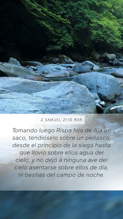 2 Samuel 21:10 RVA Bible Verse Image