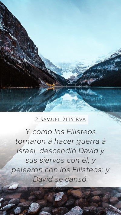 2 Samuel 21:15 RVA Bible Verse Image