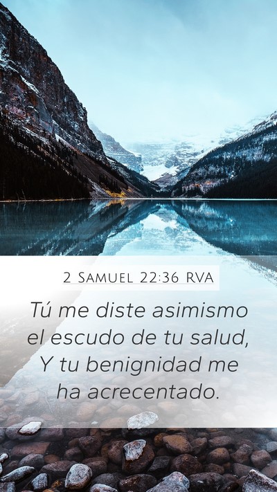 2 Samuel 22:36 RVA Bible Verse Image