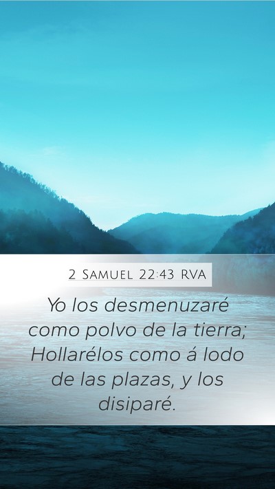 2 Samuel 22:43 RVA Bible Verse Image