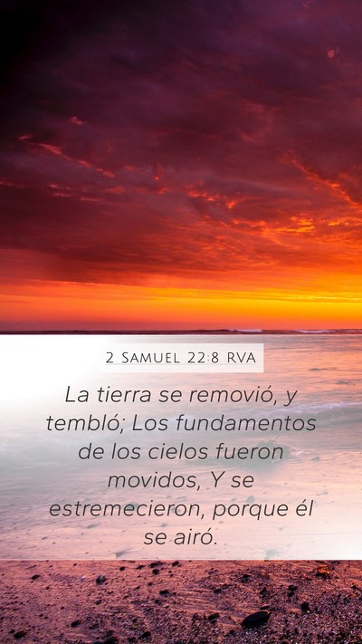 2 Samuel 22:8 RVA Bible Verse Image