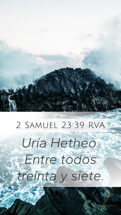 2 Samuel 23:39 RVA Bible Verse Image