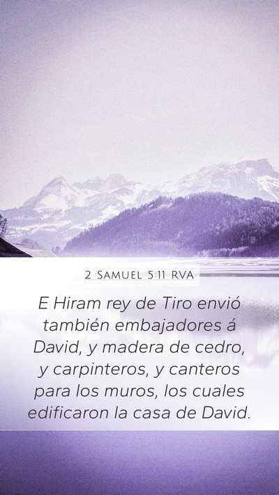 2 Samuel 5:11 RVA Bible Verse Image