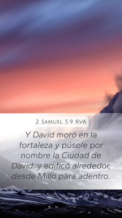 2 Samuel 5:9 RVA Bible Verse Image