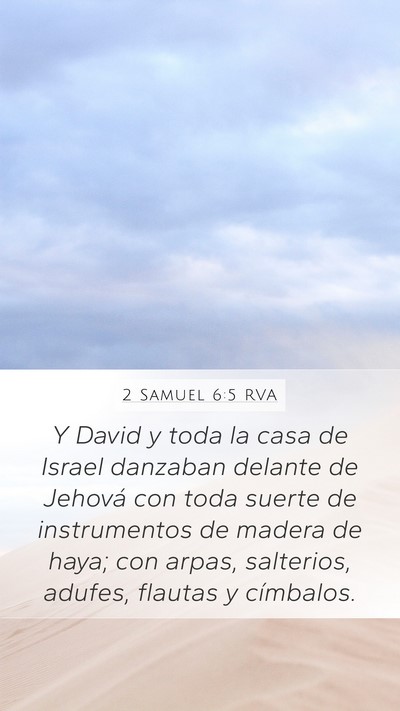2 Samuel 6:5 RVA Bible Verse Image