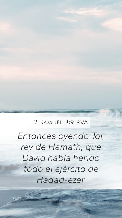 2 Samuel 8:9 RVA Bible Verse Image