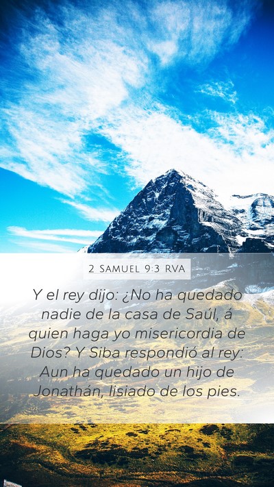 2 Samuel 9:3 RVA Bible Verse Image