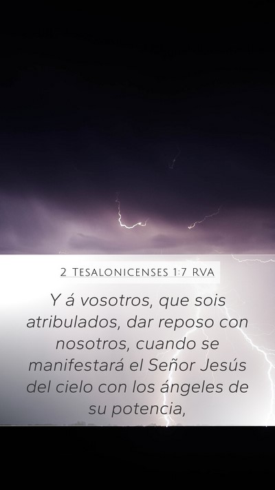 2 Tesalonicenses 1:7 RVA Bible Verse Image