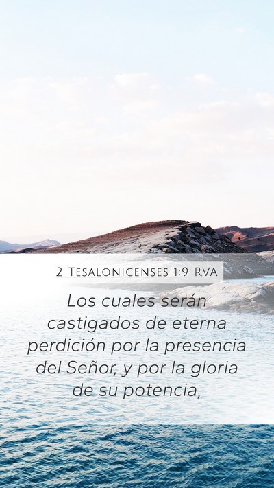 2 Tesalonicenses 1:9 RVA Bible Verse Image