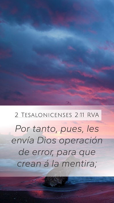 2 Tesalonicenses 2:11 RVA Bible Verse Image