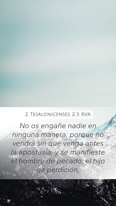 2 Tesalonicenses 2:3 RVA Bible Verse Image
