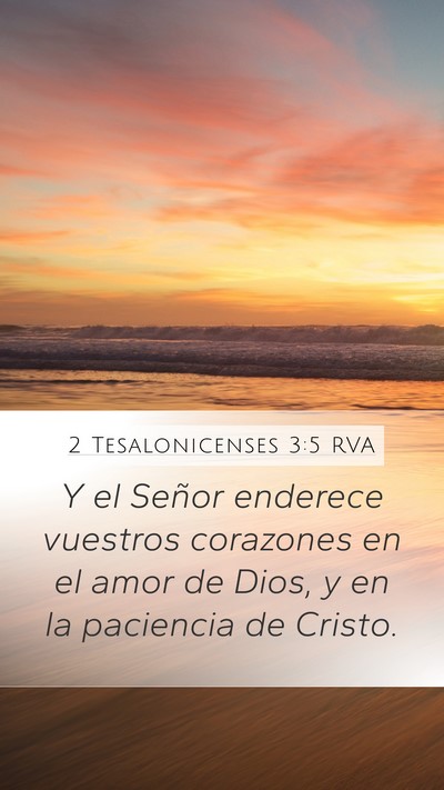 2 Tesalonicenses 3:5 RVA Bible Verse Image