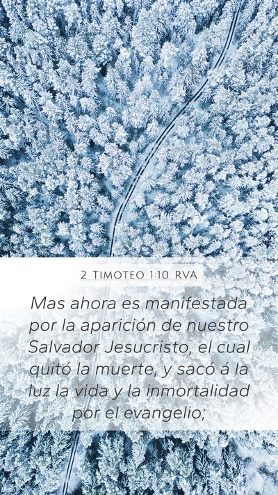 2 Timoteo 1:10 RVA Bible Verse Image