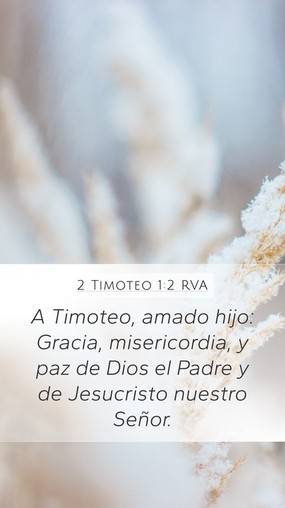 2 Timoteo 1:2 RVA Bible Verse Image