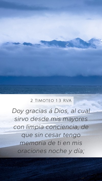 2 Timoteo 1:3 RVA Bible Verse Image