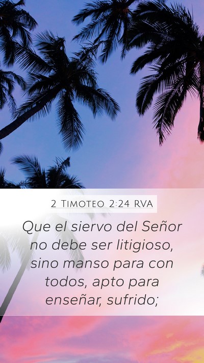 2 Timoteo 2:24 RVA Bible Verse Image