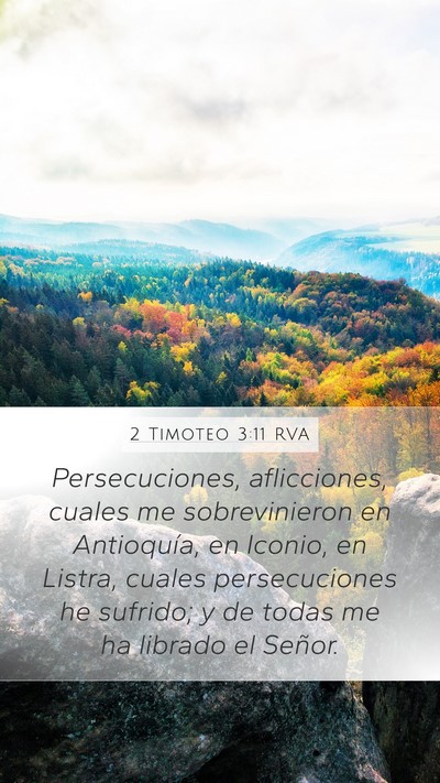 2 Timoteo 3:11 RVA Bible Verse Image