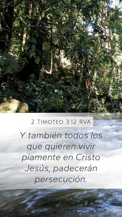 2 Timoteo 3:12 RVA Bible Verse Image