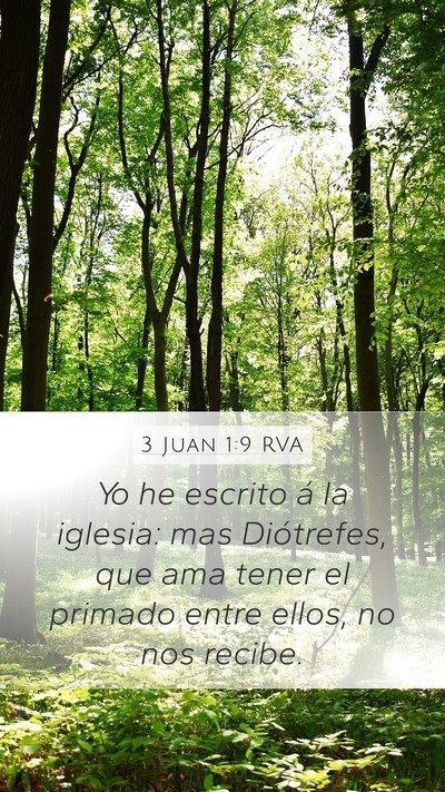 3 Juan 1:9 RVA Bible Verse Image
