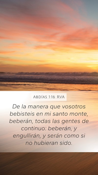 Abdías 1:16 RVA Bible Verse Image