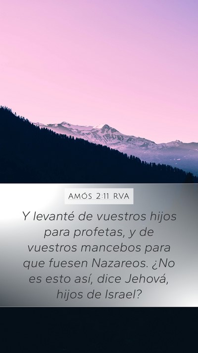 Amós 2:11 RVA Bible Verse Image