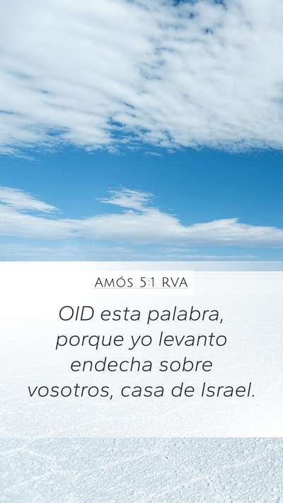 Amós 5:1 RVA Bible Verse Image