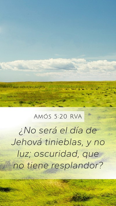 Amós 5:20 RVA Bible Verse Image