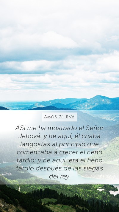 Amós 7:1 RVA Bible Verse Image